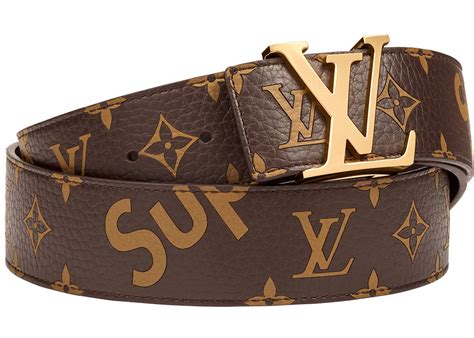 lv supreme belt ebay|louis vuitton monogram belt.